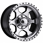 Ultra Wheel Rogue 175 - 17 x 8 Black With Diamond Cut Face - 175-7882U