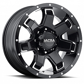 Ultra Wheel 17 Diameter 1 Offset Painted Gloss Single - 209-7981BK+01