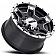 Ultra Wheel Mongoose 178 - 17 x 9 Black With Diamond Cut Accents - 178-7982B