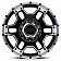 Ultra Wheel Mongoose 178 - 17 x 9 Black With Diamond Cut Accents - 178-7982B
