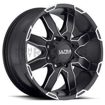 Ultra Wheel Phantom 225 - 17 x 8 Black With Diamond Cut Accents - 225-7881U+01