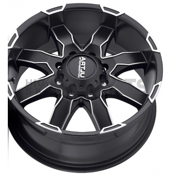 Ultra Wheel Phantom 225 - 17 x 8 Black With Diamond Cut Accents - 225-7881U+01-1