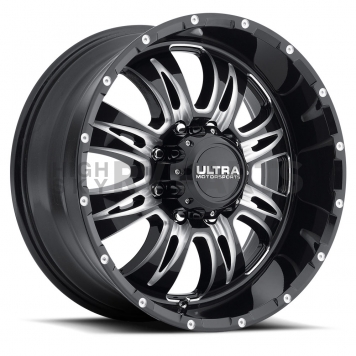 Ultra Wheel 17 Diameter 1 Offset Painted Gloss With Milled Accents Single - 249-7981BM+01