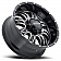 Ultra Wheel 17 Diameter 1 Offset Painted Gloss With Milled Accents Single - 249-7981BM+01