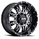 Ultra Wheel 17 Diameter 12 Offset Painted Gloss With Milled Accents Single - 249-7982BM+12