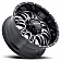 Ultra Wheel 17 Diameter 12 Offset Painted Gloss With Milled Accents Single - 249-7982BM+12