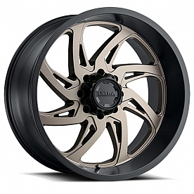 Ultra Wheel 230 Villain - 17 x 9 Bronze With Black Lip - 230-7982BZ+12