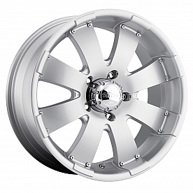 Ultra Wheel Mako 243 - 17 x 8 Ultra Armor Silver - 243-7882S