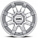 Ultra Wheel Phantom 225 - 17 x 8 Silver - 225-7882C+20