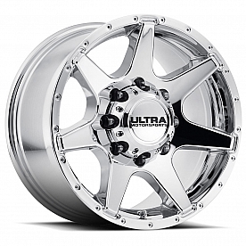 Ultra Wheel Tempest 205 - 17 x 9 Silver - 205-7982C+12