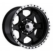 Ultra Wheel Rogue 175 - 17 x 8 Black With Diamond Cut Lip - 175-7882B