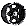 Ultra Wheel Rogue 175 - 17 x 8 Black With Diamond Cut Lip - 175-7882B