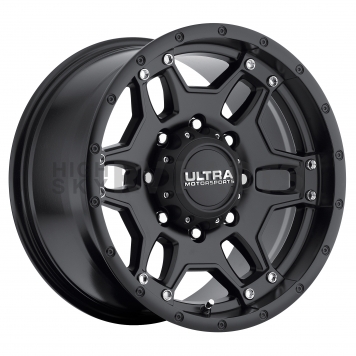 Ultra Wheel Mongoose 178 - 17 x 9 Black - 178-7982SB