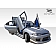 Extreme Dimensions Side Skirt - Primered Fiberglass Reinforced Plastic Black Set of 2 - 101243