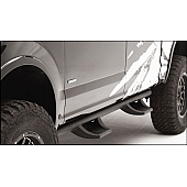 Fab Fours Nerf Bar 3 Inch Round Straight Black Steel - J1040