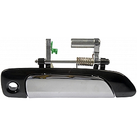 Help! By Dorman Exterior Door Handle - Plastic Silver Insert With Black Trim Single - 80294