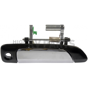 Help! By Dorman Exterior Door Handle - Plastic Silver Insert With Black Trim Single - 80294