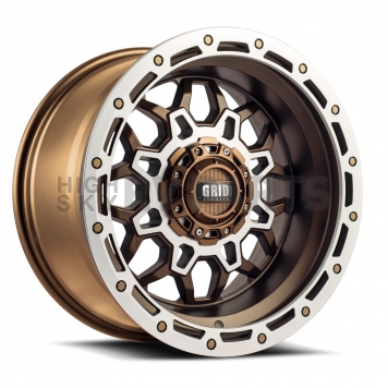 Grid Wheel GD09 - 18 x 9 Bronze With Natural Accents - GD0918090865Z1525