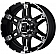 KMC Wheel 18 Diameter 18 Offset Aluminum Black With Natural Accents Single