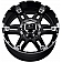 KMC Wheel 18 Diameter 18 Offset Aluminum Black With Natural Accents Single