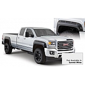 Bushwacker Fender Flare - Summit White - Vehicle Color Code GAZ Dura-Flex 2000 ABS Smooth Plastic Matte Set Of 4 - 4096814