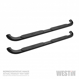 Westin Automotive Nerf Bar 4 Inch Steel Black Powder Coated - 21-3255
