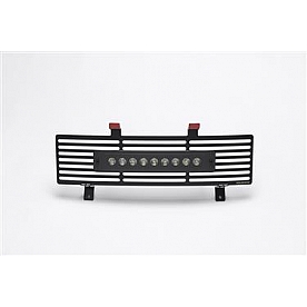 Putco Grille Insert - Black Powder Coated Stainless Steel Rectangular - 87165L