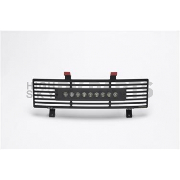 Putco Grille Insert - Black Powder Coated Stainless Steel Rectangular - 87165L