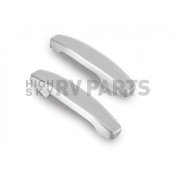 Lokar Performance Exterior Door Handle - Silver Polished Aluminum Set Of 2 - GSE2105