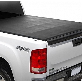 Smittybilt Tonneau Cover Soft Folding Black Matte Vinyl - 2640071