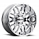 Ultra Wheel 18 Diameter 12 Offset Chrome Plated Single - 203-8981C+12