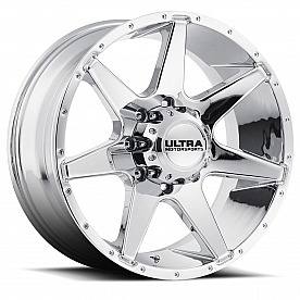 Ultra Wheel 18 Diameter 12 Offset Chrome Plated Single - 205-8982C+12
