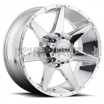 Ultra Wheel 18 Diameter 12 Offset Chrome Plated Single - 205-8982C+12