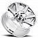 Ultra Wheel 18 Diameter 12 Offset Chrome Plated Single - 205-8982C+12