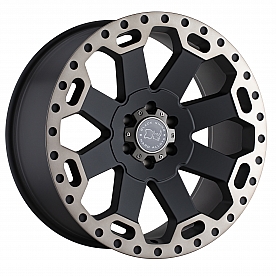 Black Rhino Wheel Warlord - 20 x 9 Black With Natural Dark Tint Lip - 2090WAR-28165M22