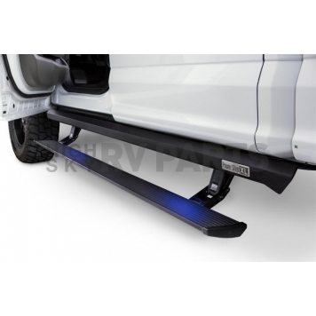 Amp Research Running Board 600 Pound Capacity Aluminum Power Lowering - 77168-01A