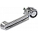 Help! By Dorman Tailgate Handle - Chrome Plated Plastic Silver - 91017
