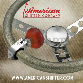 American Shifter Company Steering Wheel Knob 15746-1