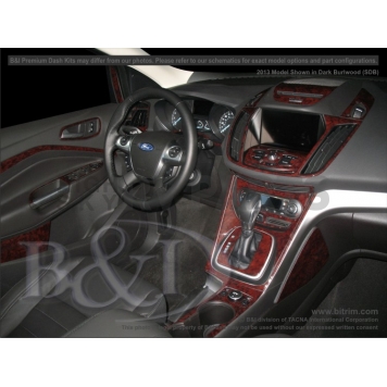 B & I Fender Dash Panel Trim WD1070FSDB-1
