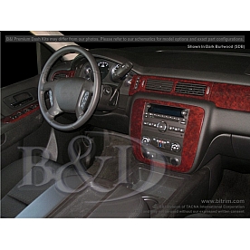 B & I Fender Dash Panel Trim 3D004B1SDB