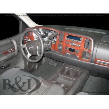 B & I Fender Dash Panel Trim WD804FSDB