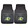 Fan Mat Floor Mat - Universal Fit Black Vinyl Set of 2 - 13282
