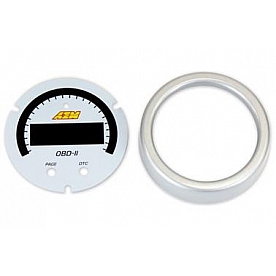 AEM Electronics Gauge Face Overlay - White Daytime Color/ Nighttime Color - 300311ACC