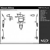B & I Fender Dash Panel Trim WD214ASDB