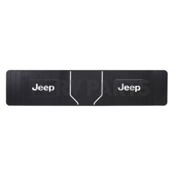 Plasticolor Floor Mat - Cut-To-Fit Rubber Jeep Logo Black Single - 001821R01