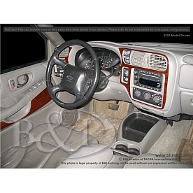 B & I Fender Dash Panel Trim WD217ESDB