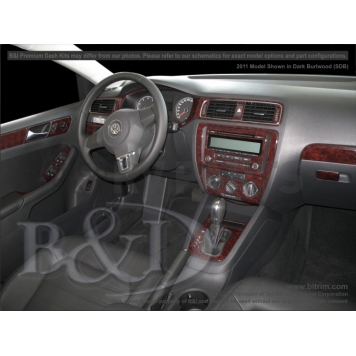 B & I Fender Dash Panel Trim WD1006ASDB