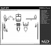 B & I Fender Dash Panel Trim WD663ARBA