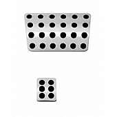 Putco Accelerator and Brake Pedal Pad Set Aluminum Street Design - 931210