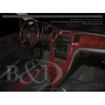 B & I Fender Dash Panel Trim WD1008ASCA-1